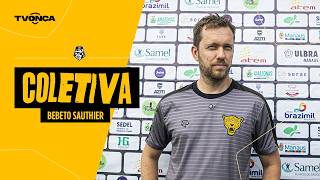 Coletva técnico Bebeto Sauthier (pós-jogo Remo x Amazonas Copa Verde rodada 3)