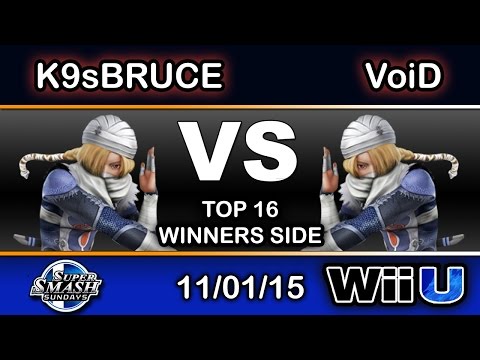 SSS 35 – 4GG | K9sBruce (Sheik) Vs. VoiD (Sheik) Top 16 Winners Side - Smash Wii U