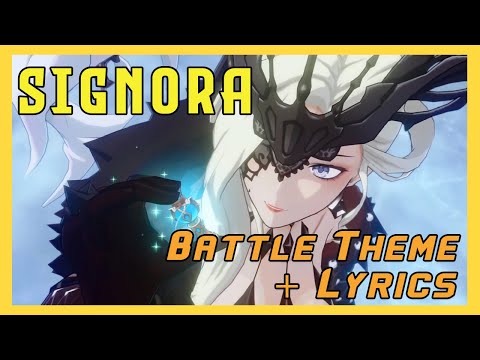 Signora Battle Theme | Official Lyrics | Genshin Impact OST