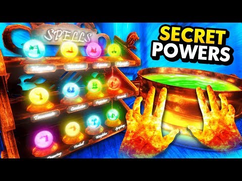 Crafting EVERY SPELL To Unlock SECRET WIZARD POWERS (Waltz of the Wizard VR Funny Gameplay)