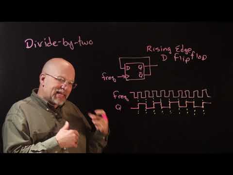 Ep 060: D Flip-Flop Divide-by-Two Circuit