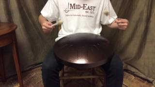 Video thumbnail for TDSD16BHAB- Dobani 16 inch steel tongue drum by EnSoul Music