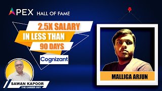 APEX HALL OF FAME - 2.5x Salary in less than 90 days - Malliga Arjun