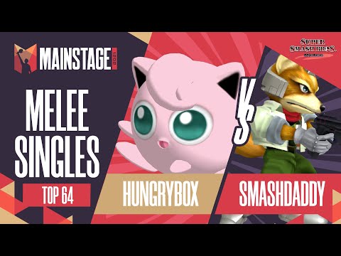 Hungrybox vs Smashdaddy - Melee Singles: Top 64 Winners Quarters - Mainstage 2021 | Puff vs Fox
