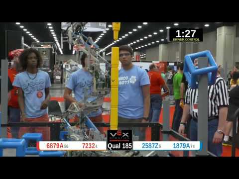 2015 VRC Sci Q185 - 6879A 7232 vs 2587Z 1879A - 78 to 74 - VEX Worlds 2015 - Science Division