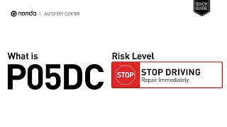 dtc p005c - қате кодын түсіндіру