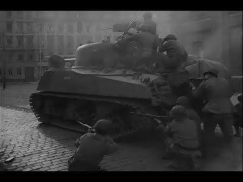 69th Infantry Division in Leipzig, Germany; April 18, 1945