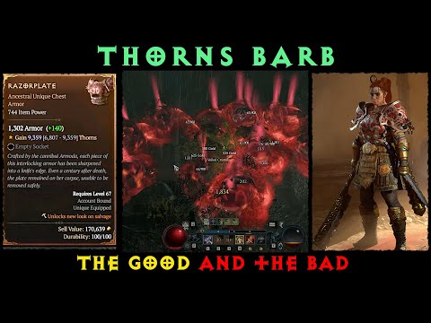back to Thorns barb to farm some renown