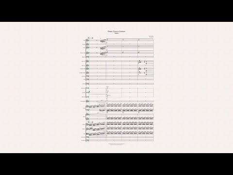 Disney Classics Overture - Abertura - for Orchestra with Score