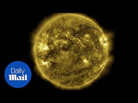 Stunning time-lapse shows activity of the sun over the last decade