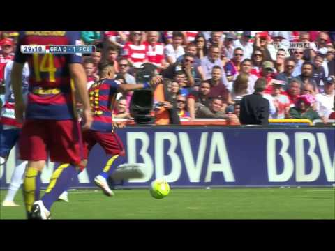 Neymar vs Granada 15-16 (Away) HD 1080i By Geo7prou