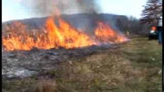 preview picture of video 'Wapello prarie Burn'
