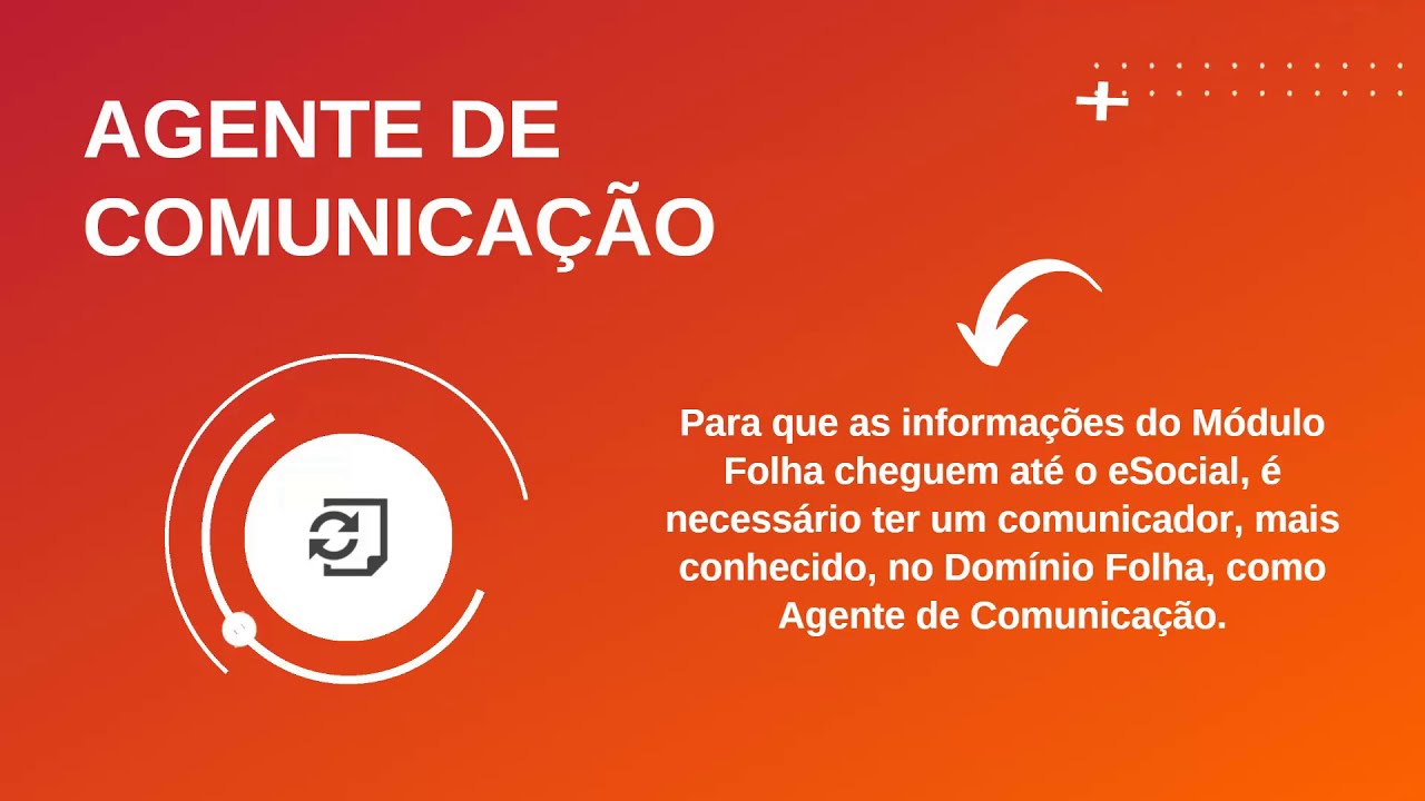 Preciso configurar o agente de comunicação para enviar o eSocial?