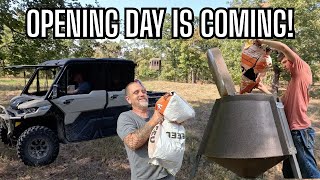 Father & Son Ranch Day | Filling Deer Feeders & Trail Cam Setup for Hunting Season 2025