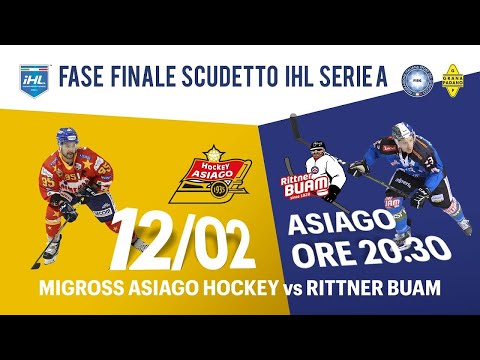 Highlights - Migross Asiago Hockey vs. Rittner Buam (12 febbraio 2022)