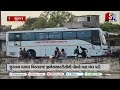 A Volvo bus of GSRTC stopped in Varachha area of ​​Surat