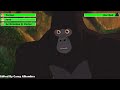 Tarzan Vs Kerchak With Healthbars