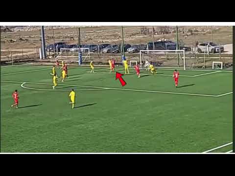 Stefan's Brilliant Header Goal | Romania U15  - CS Dinamo 2-2