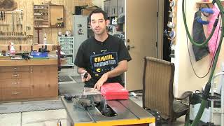55 - How to Setup &amp; Tune a Tablesaw (Part 1 of 2)