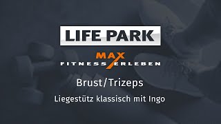 Training mit Ingo 05 – Brust/Trizeps – Liegestütz klassisch