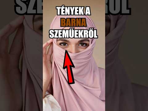 Mit árul el rólad a SZEMSZÍNED, ha BARNA szemű vagy? 😱 - Szemszínek valódi jelentése #shorts