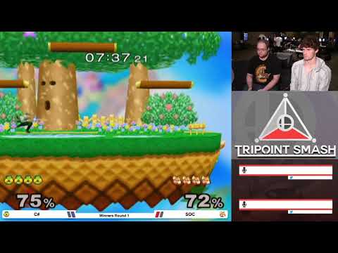 Tripoint Smash 82 - Winners Round 1 - C# (Sheik) vs SOC (Fox) -