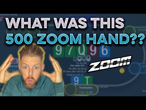 Playing against 500 Zoom LEGENDS  - Poker Ambition Stream Highlights