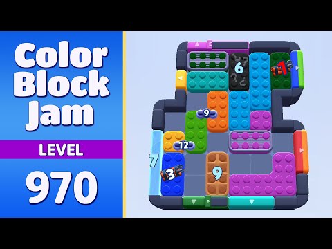 Color Block Jam Level 970 (971) | Every Puzzle Solved! 🎯