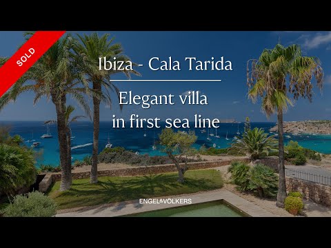 Cala Tarida - Elegant villa in first sea line