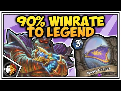 Hearthstone: 90% Winrate To Legend - Zoo Warlock - Rise Of Shadows