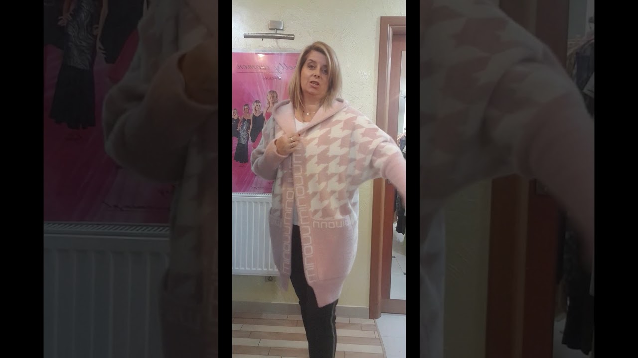 Sweter z alpaki Plus size