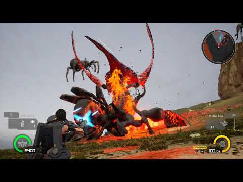 Earth Defense Force Iron Rain - Mission 5 - Steel Flowers on the Coast (True HD)