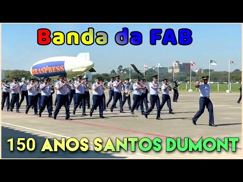 Formatura Alusiva aos 150 ANOS de Santos Dumont - Desfile da tropa da Força Aérea Brasileira
