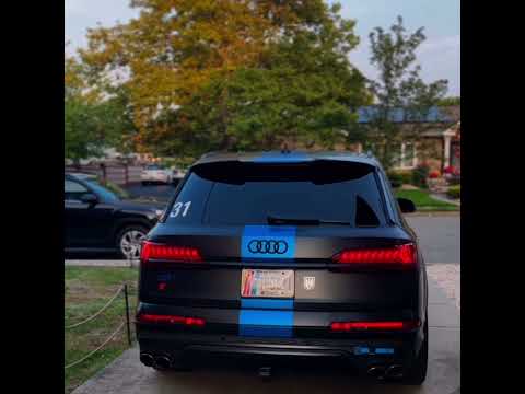 Audi SQ7 Redstar Catted Downpipes and Resonator Delete System Loud Cold Start