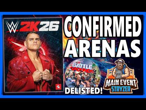 WWE 2K26 Confirmed Arenas, & WWE 2K Battlegrounds Shutting Down!