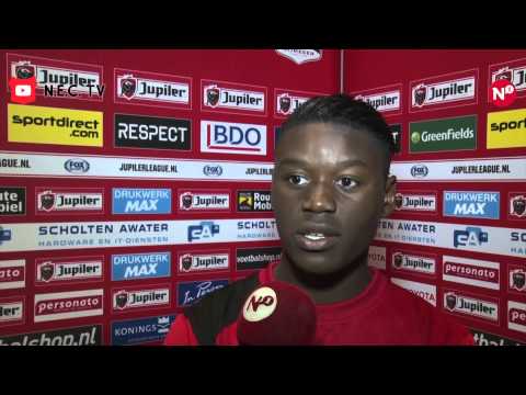 Reactie Anthony Limbombe na afloop van N.E.C.-VVV Venlo