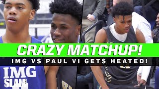 IMG vs Paul VI Gets HEATED! Jeremy Roach and Dug McDaniel is a Crazy Backcourt 🔥