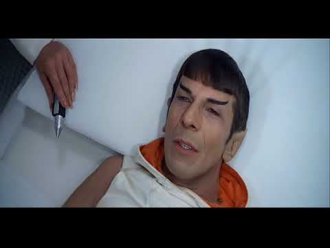 Dr. Chapel and Dr. McCoy Examining Mr. Spock In Sickbay