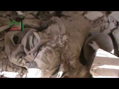 قتلى عناصر النظام في حاجز حرملة في جوبر في مدينة دمشق