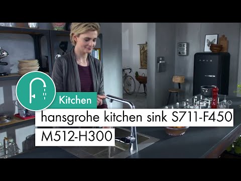 hansgrohe kitchen sink S711-F450 M512-H300