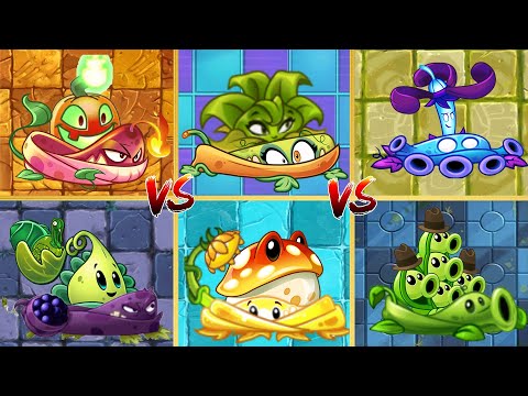 Pvz 2 Gameplay | All Vine Plants & Best Pair Plant Challenge - Which Team Plant 's Best ?