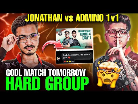 Jonathan Vs Admino 1v1 TDM 😱🔥| Godl BGIS Match Tomorrow 🤔|| #godlike #godl #bgmi #jonathan