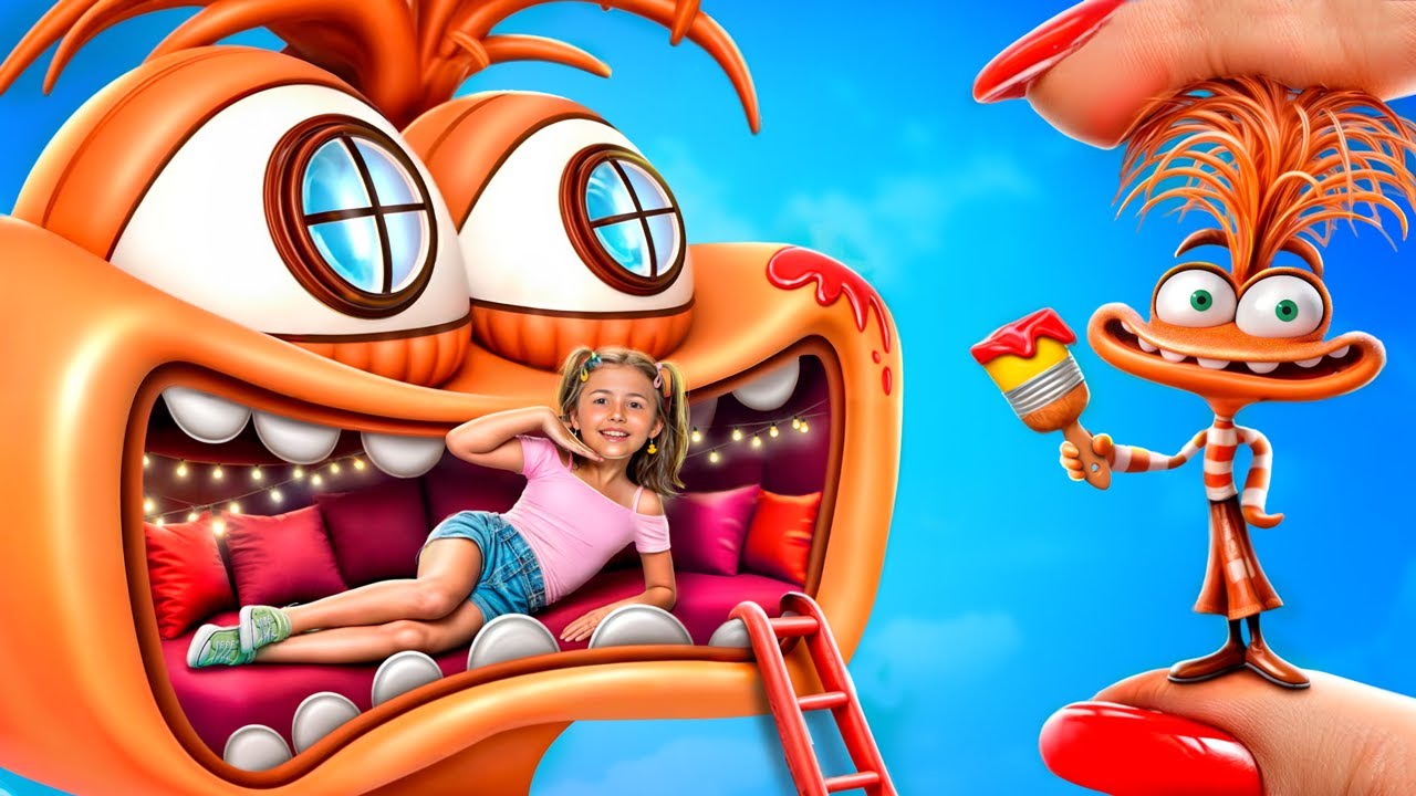 Construímos uma Casinha para Divertida Mente 2! Se as Emoções me Governarem!