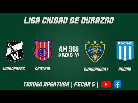 LIGA CIUDAD DE DURAZNO - TORNEO APERTURA | FECHA 5 | 12/9/2026