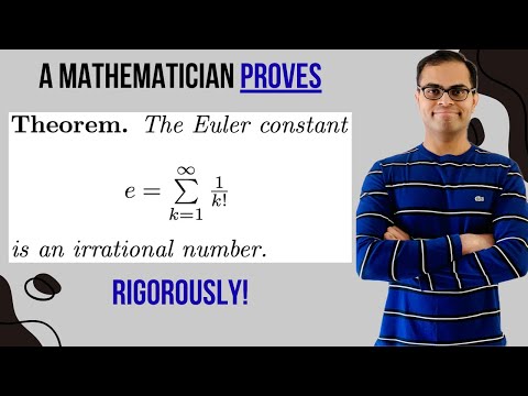 INTUITIVE Proof Euler's Constant e is IRRATIONAL!