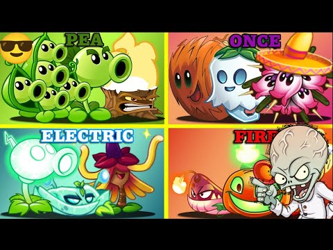 Random 6 Team Plants Battlez - Who Will Win? - PvZ 2 Team Plant vs Team Plant 😱