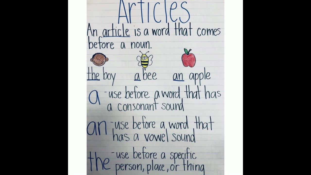 What do you Mean By Articles || A, An and The