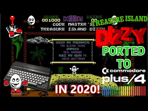 Dizzy II - Treasure Island Dizzy (1988) | Ported to Commodore Plus/4 in 2020!