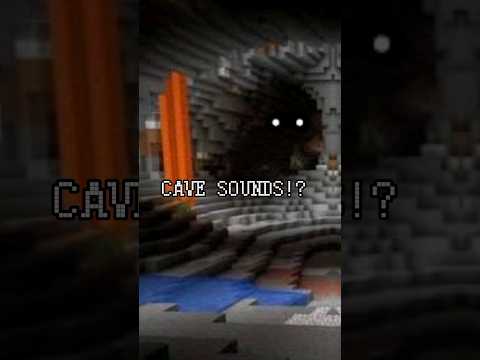 IS THERE A DEEP MESSAGE BEHIND THE MINECRAFT CAVE SOUNDS? #minecraft #scary #shorts