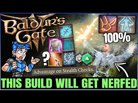 Baldur's Gate 3 - THIS IS INSANE - Best Warlock Rogue INFINITE Invisible Build Guide & Multiclass!